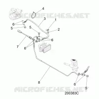 FREINS, FREIN LINE, REAR, ABS