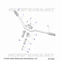 STEERING, FIXATION GUIDON AND GRIPS