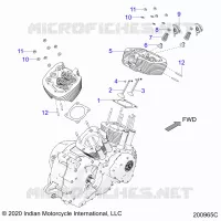 ENGINE, CULASSE ASM.