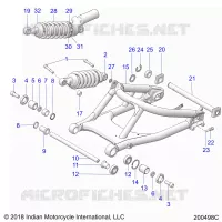 SUSPENSION,REAR SWING ARM/AMORTISSEUR