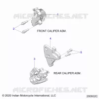 BRAKES, ETRIERS DE FREIN AVANT AND REAR