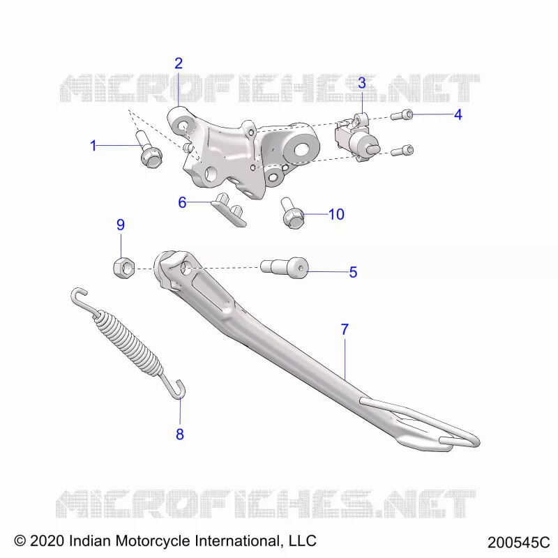 CHASSIS, SIDE STAND