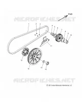 SYSTÃˆME DE TRANSMISSION, DRIVE SPROCKET, BELT AND GUARD