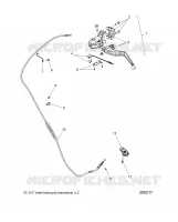 CONTROLS, LEVIER D'EMBRAYAGE AND CABLE