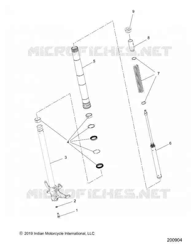 DIRECTION, FRONT FORKS KITS