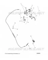 CONTROLS, LEVIER D'EMBRAYAGE AND CABLE