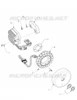 MOTEUR, ALTERNATEUR AND REGULATOR