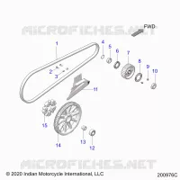 SYSTÃˆME DE TRANSMISSION, DRIVE SPROCKET, BELT AND GUARD