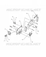 CHASSIS, LICENSE PLATE BRACKETS