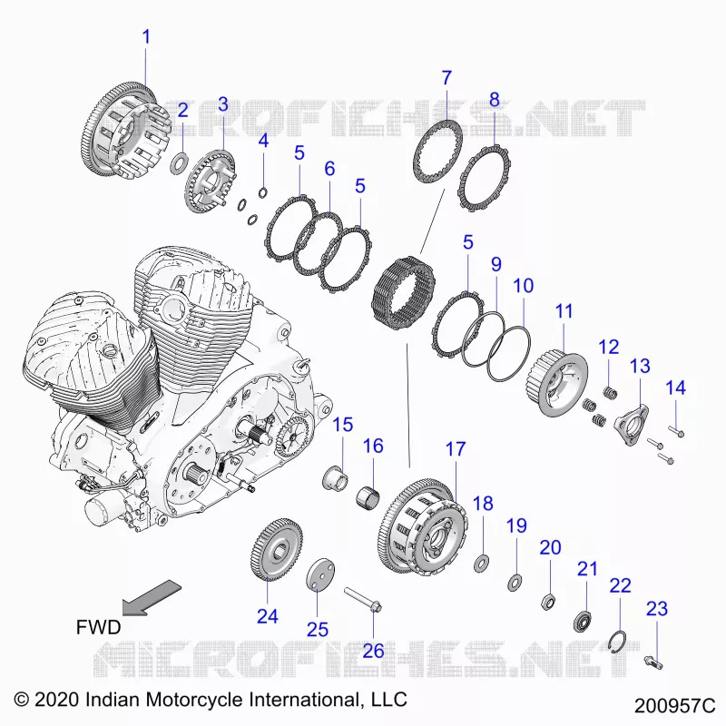 SYSTÃˆME DE TRANSMISSION, CLUTCH AND PRIMARY DRIVE