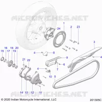 SYSTÃˆME DE TRANSMISSION, SPROCKETS, GUARDS AND CHAIN