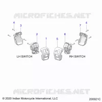 ELECTRICITE, SWITCH CONTROLS, LH/RH