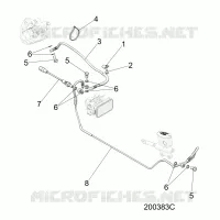 FREINS, FREIN LINE, REAR, ABS
