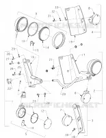 ELECTRICITE, FRONT TURN SIGNALS AND PASSING LAMPS