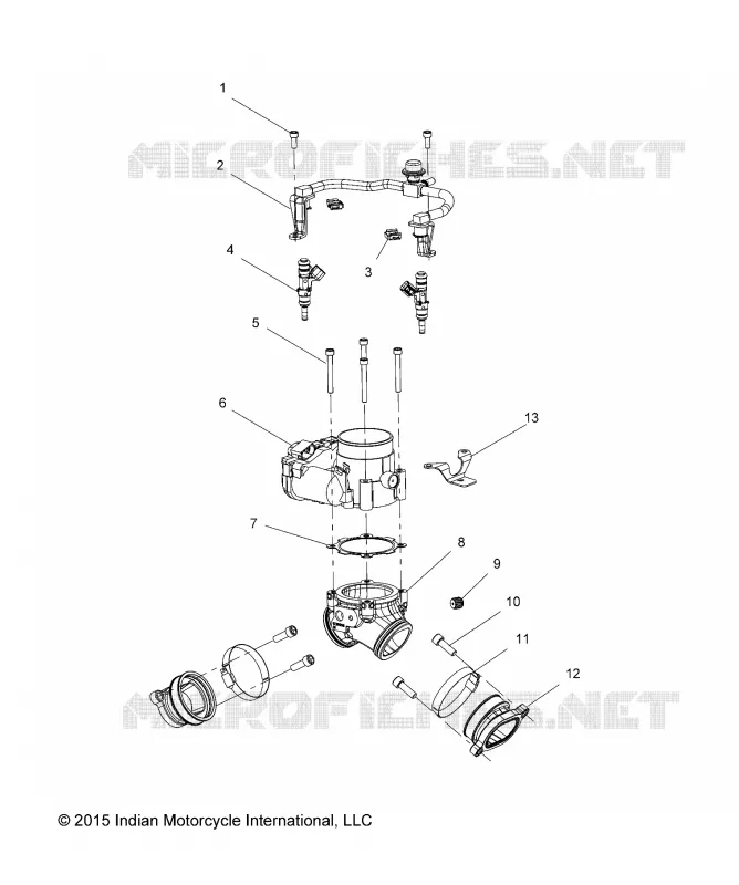 ENGINE, CORPS DE PAPILON/FUEL RAIL