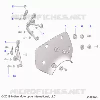 PARE BRISE AND MOUNTING