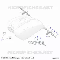 SYSTÃˆME D'ALIMENTATION, FUEL TANK MOUNTING