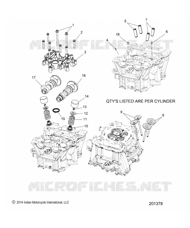 ENGINE, CULASSE ASM.