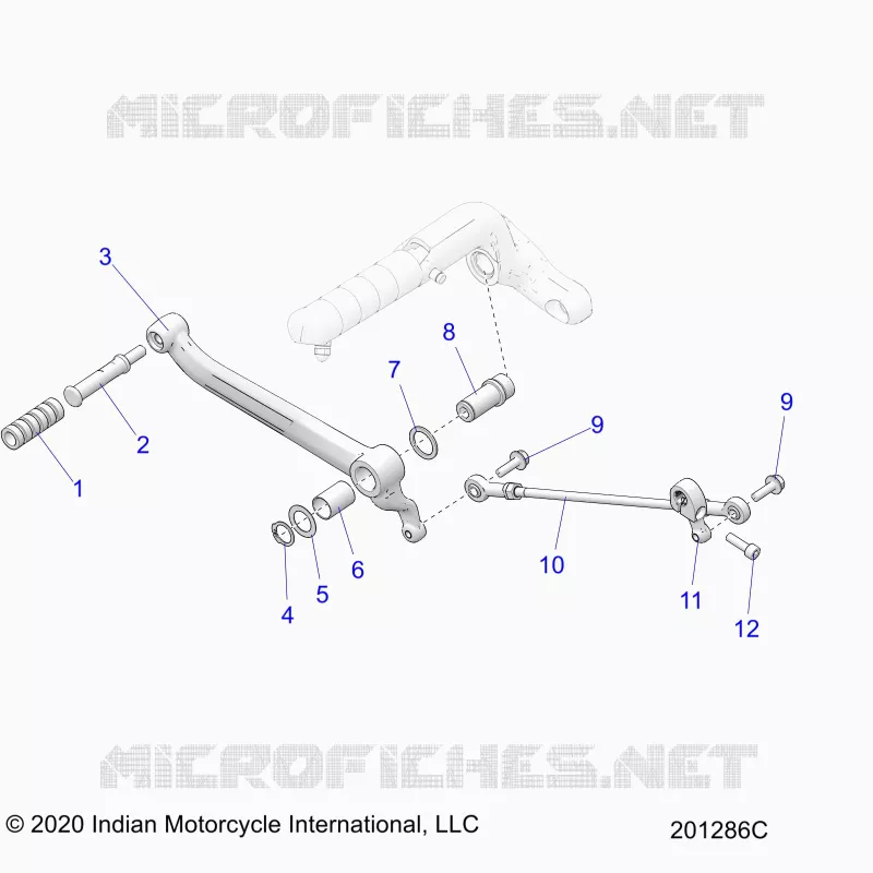 SYSTÃˆME DE TRANSMISSION, SHIFT PEDAL AND LINKAGE