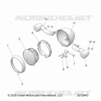 ELECTRICITE, FRONT LIGHTING AND TURN SIGNALS