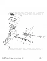 FREIN AVANT, LEVER AND MASTER CYLINDER