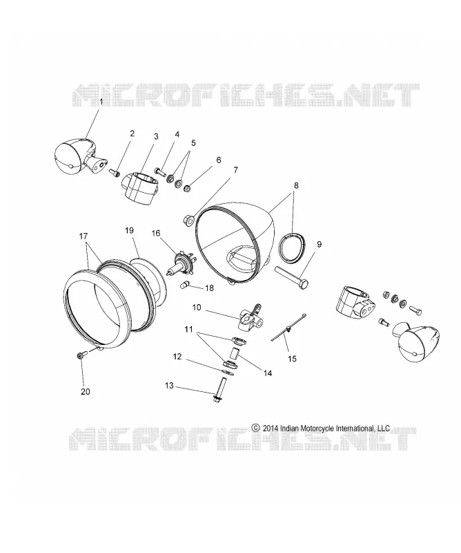 ELECTRICITE, HEADLIGHT AND TURN SIGNALS