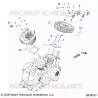 ENGINE, CULASSE ASM.