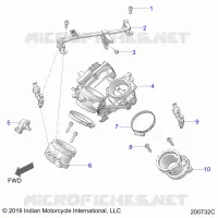 SYSTÃˆME D'ALIMENTATION, FUEL RAIL/THROTTLE BODY