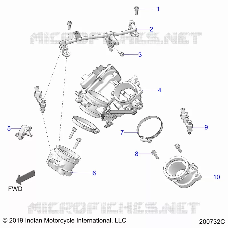 SYSTÃˆME D'ALIMENTATION, FUEL RAIL/THROTTLE BODY