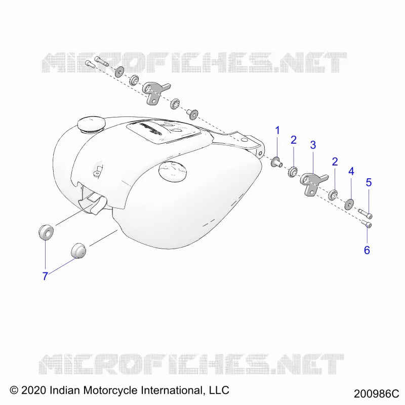 SYSTÃˆME D'ALIMENTATION, FUEL TANK MOUNTING