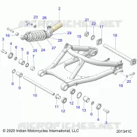 SUSPENSION ARRIERE SWING ARM/SHOCK