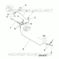 FREINS, FREIN LINE, REAR, ABS