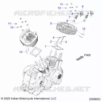 ENGINE, CULASSE ASM.