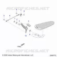 SYSTÃˆME DE TRANSMISSION, SHIFT PEDAL AND SHIFT LINKAGE
