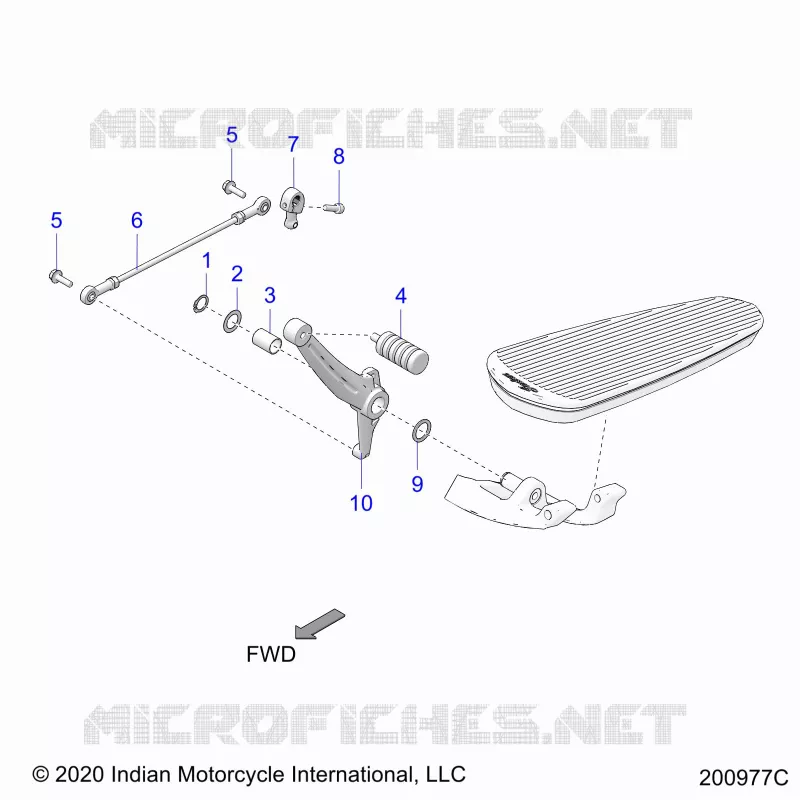 SYSTÃˆME DE TRANSMISSION, SHIFT PEDAL AND SHIFT LINKAGE