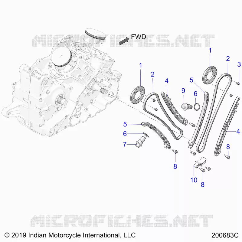 CHAINE DE DISTRIBUTION AND SPROCKETS