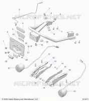 ELECTRICITE, REAR LIGHTING AND TURN SIGNALS (PACIFIC MODELS ONLY)
