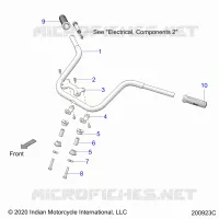 STEERING, FIXATION GUIDON AND GRIPS