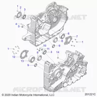CARTERS MOTEUR BEARINGS
