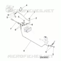 FREINS, FREIN LINE, REAR, ABS