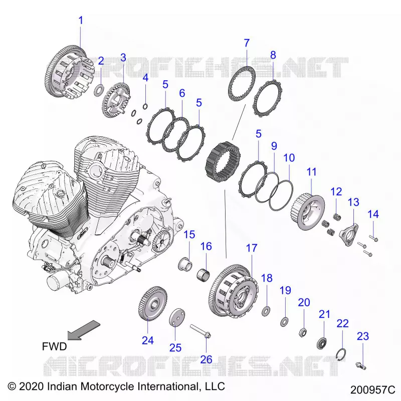 SYSTÃˆME DE TRANSMISSION, CLUTCH AND PRIMARY DRIVE