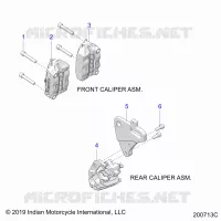 BRAKES, ETRIERS DE FREIN AVANT AND REAR