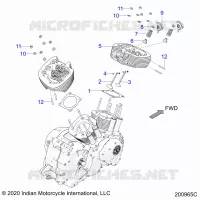 ENGINE, CULASSE ASM.