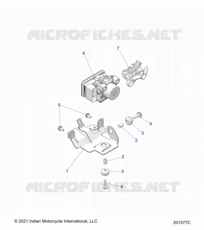 FREINS, ABS FREIN MODULE MOUNTING