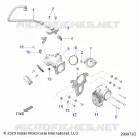 SYSTÃˆME D'ALIMENTATION, FUEL CLAM SHELL/THROTTLE BODY