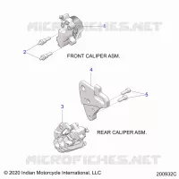 BRAKES, ETRIERS DE FREIN AVANT AND REAR