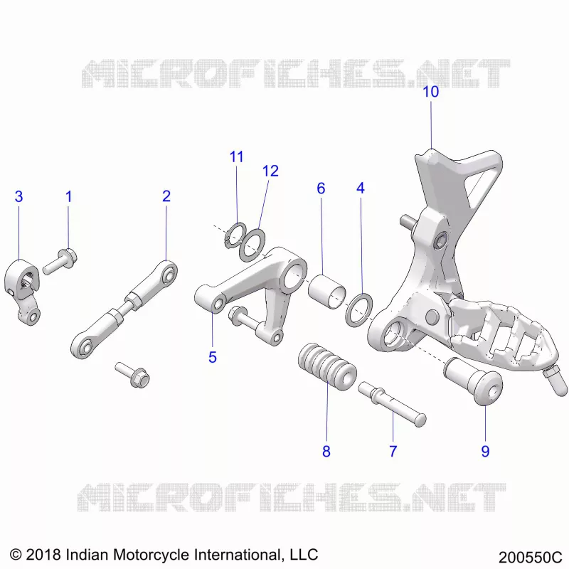 SYSTÃˆME DE TRANSMISSION, SHIFT PEDAL AND LINKAGE