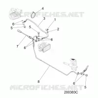 FREINS, FREIN LINE, REAR, ABS
