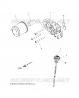 FILTRE A HUILE/ADAPTOR, AND DIPSTICK