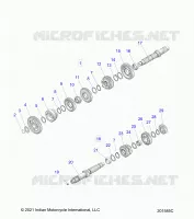 SYSTÃˆME DE TRANSMISSION, INPUT/OUTPUT SHAFT ASM